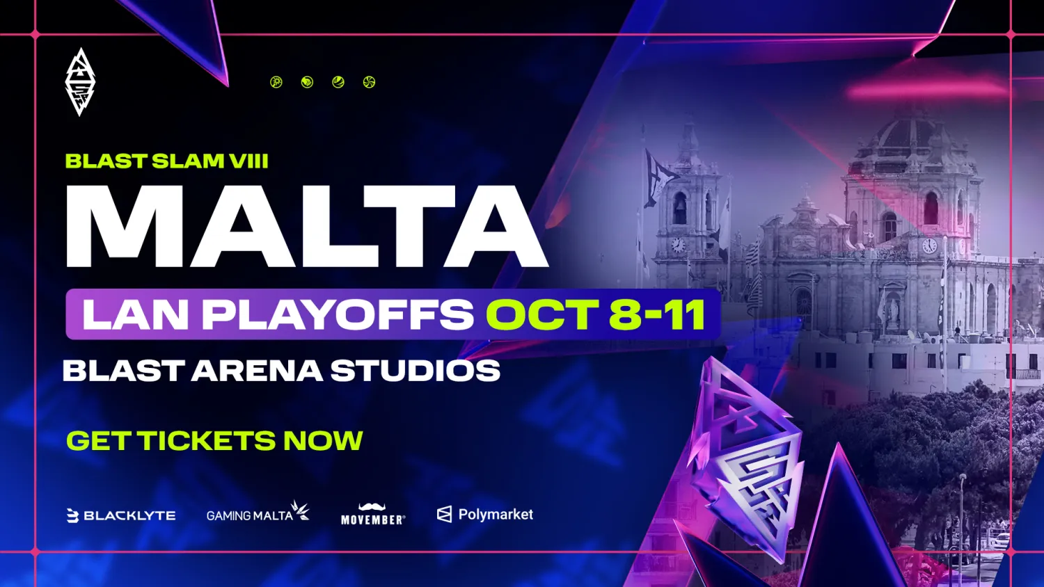 BLAST Slam VIII: Dota 2’s Best Battle for $750,000 in Malta