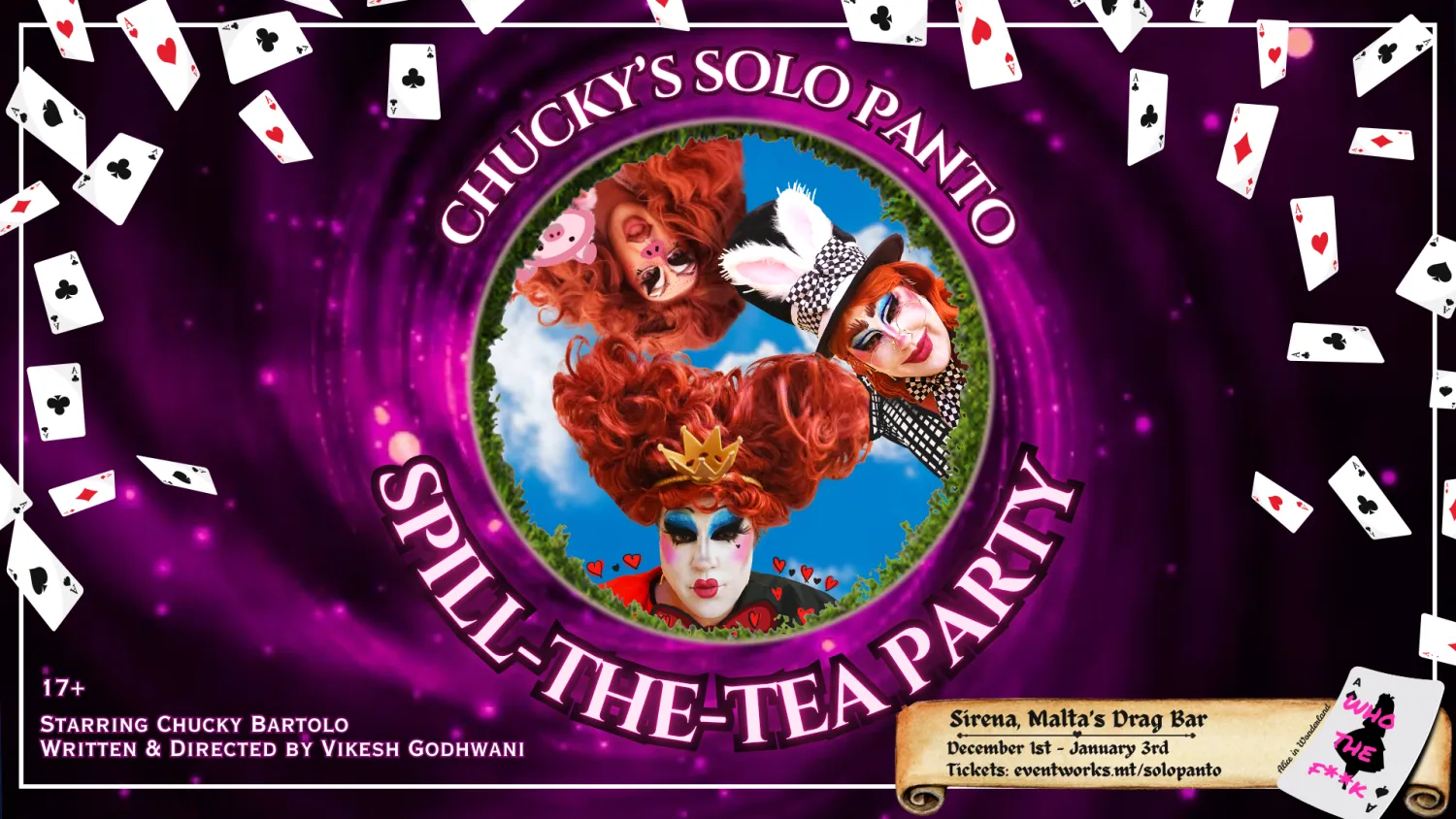 Chucky’s Solo Panto Returns: An Adults-Only Alice in Wonderland