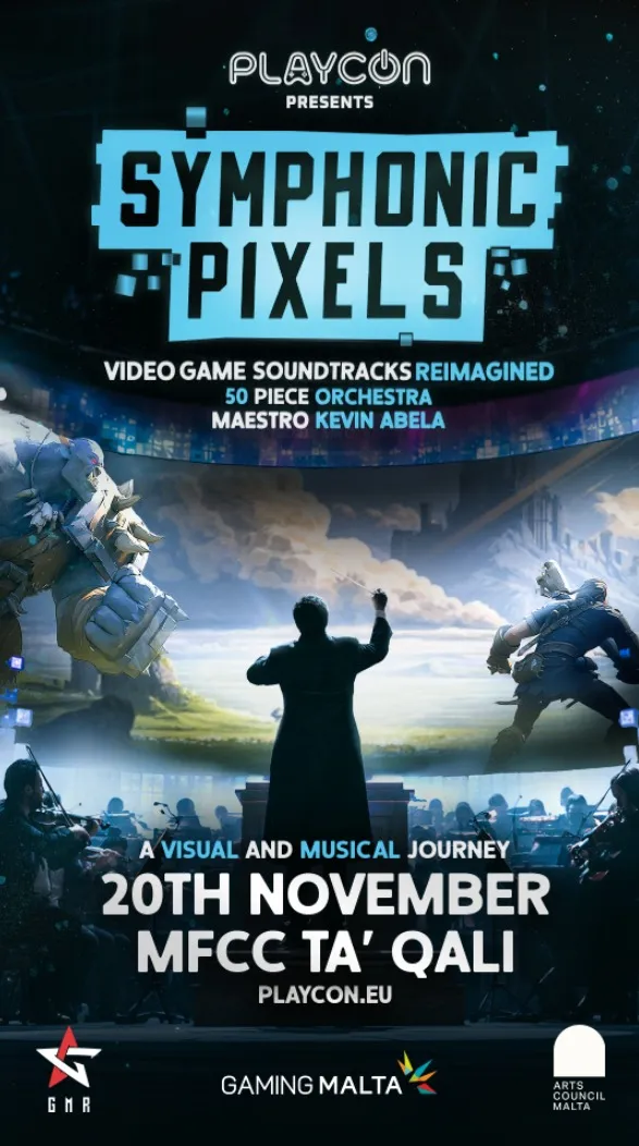 Symphonic Pixels: Video Game Soundtracks Played by a 50-Piece Orchestra at PLAYCON