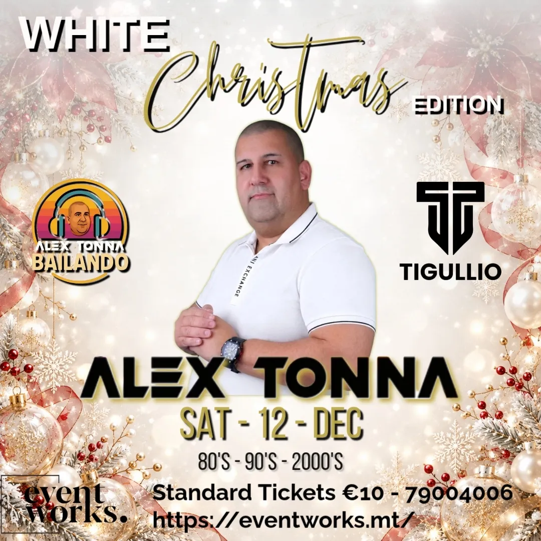 White Christmas at Tigullio: Alex Tonna’s 80s, 90s and 2000s Party